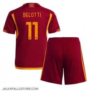 AS Roma Andrea Belotti #11 Kotipaita Lapsille 2023-24 Lyhythihainen (+ shortsit)